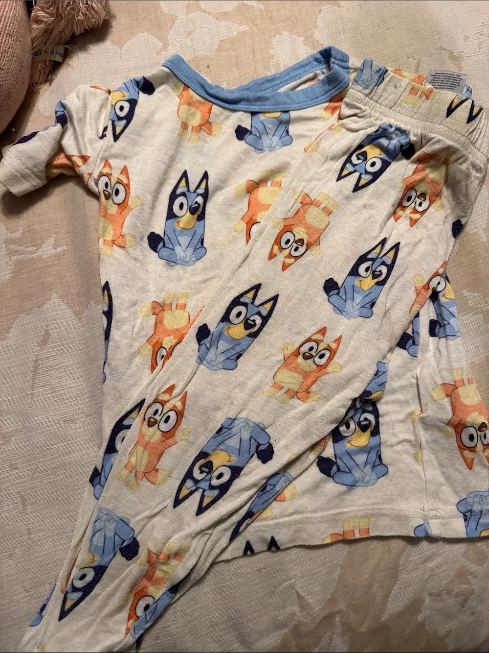 Blue bamboo pajamas